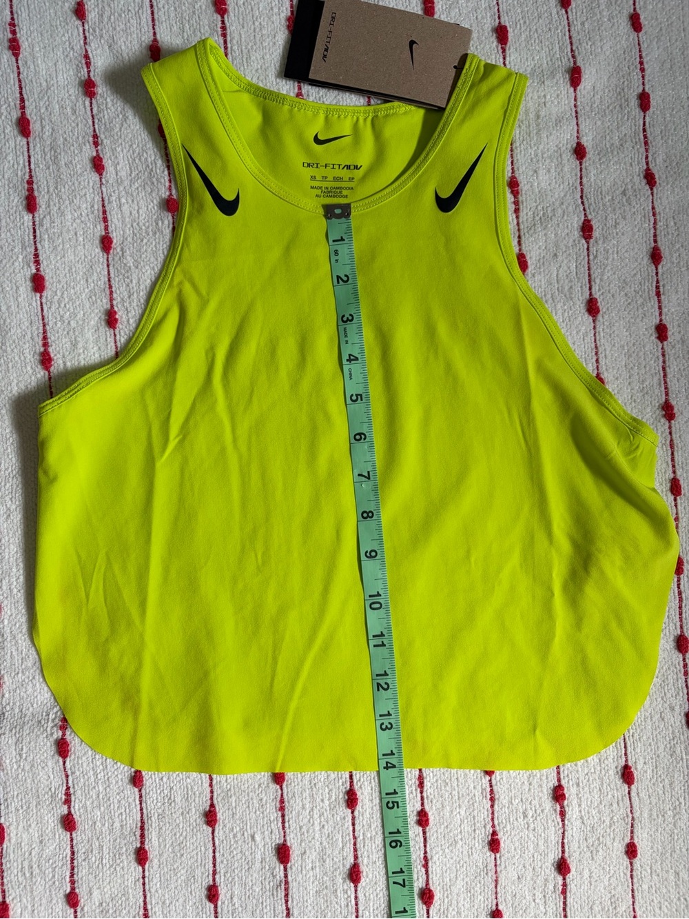 Nike AeroSwift Women's Dri-FIT ADV Cropped Running Tank Top - Picture 7 of 8